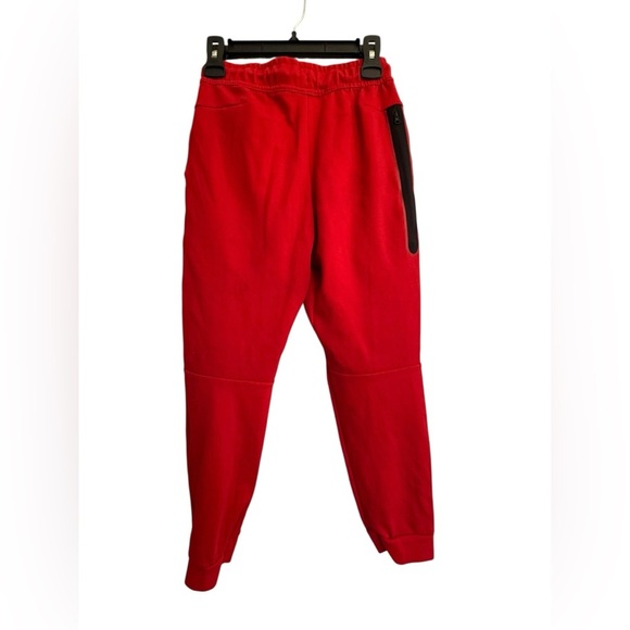 Nike Kids Fleece Joggers – Red & Black | Size Large - Picture 5 of 5
